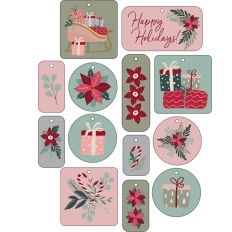 HOLIDAY PRINT-CUT HANGTAGS SVG