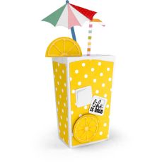 box card lemonade glass