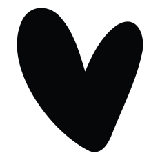 Heart silhouette