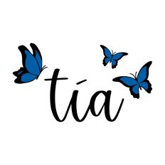 Tia with Butterflies