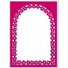 Tiny Flowers Arch Aperture Card