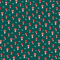 Toadstool Background Pattern