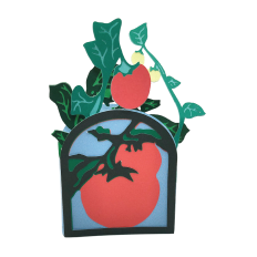 Garden Tomatoes on the Vine | Arched Box Card