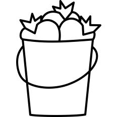 Tomato Bucket Outline