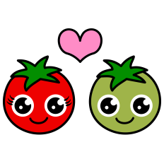 Cute Tomato Couple