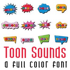 Toon Sounds Full Color Font