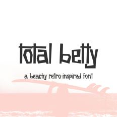Total Betty Retro Font