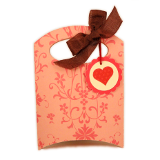 Valentine Pillow Mini Tote with Tag