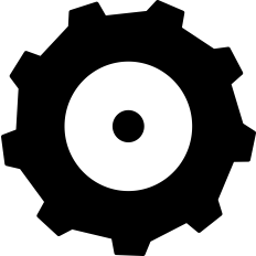 Tractor Wheel Silhouette