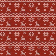 Traditional Deer Knitted Pattern 