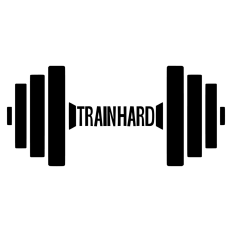 Train Hard Dumbbell Silhouette DIY SVG cutting design