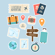 Travel Stickers