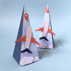 Travel Pyramid Box