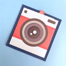 Travel Red Camera Card