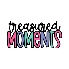 Treasured Moments SVG | Scrapbook Title SVG