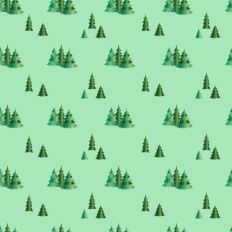 Sparkle Christmas—Green Trees-Mint