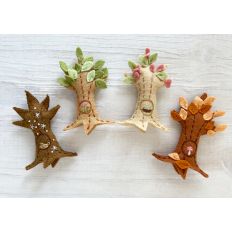 Little Seasons Trees felt stand up sewing pattern