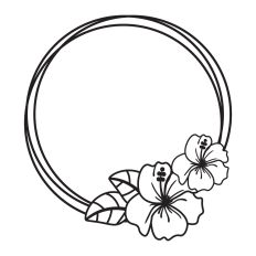 Hibiscus Frame