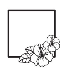 Square Summer Frame