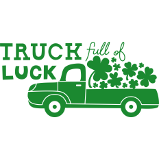 Truck Luck Full of Shamrock