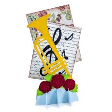 Trumpet Slice Card