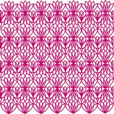 Tulip Flower Geometric Lace Page Background Overlay
