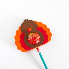 Thanksgiving turkey candy holder
