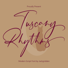 Tuscany Rhythms Font
