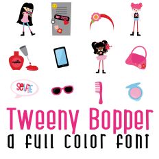 Tweeny Bopper Full Color Font