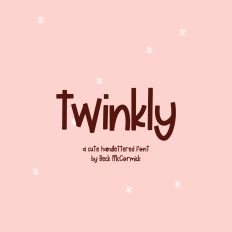 Twinkly Sans Font