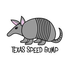 Funny Armadillo Country Western Texas Quote
