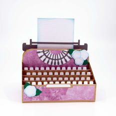Typewriter Box Card