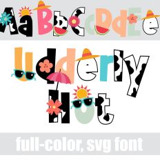 Udderly Hot Color Font