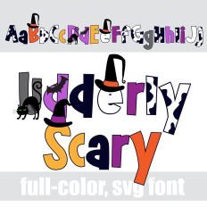 Udderly Scary Color Font