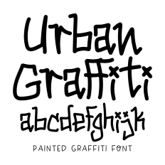 BFC Urban Graffiti Handwritten Paint Font