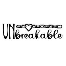 Unbreakable Heart Print and Cut Design