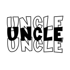 UNCLE SVG CUT FILE