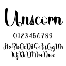 Unicorn Font