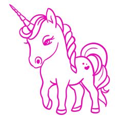 Unicorn Pink_LInes