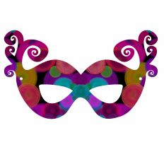 Mardi Gras Festive Mask Party Favor Print and Cut