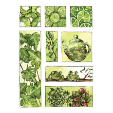 Green Goodness Planner Stickers