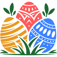 Easter egg design for Cutting machines
