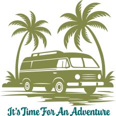 Adventure design with "It's time for an adventure"