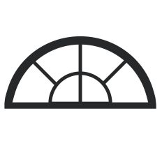 Arched Semi Circle Window Shape