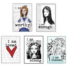 I am cards print & cut digital art