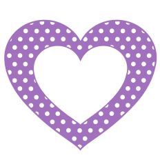 Polkadot Heart Frame