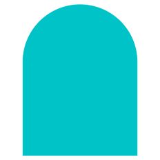 Arched Rectangle Background Shape
