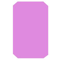 Fancy Corner Rectangle Background Shape