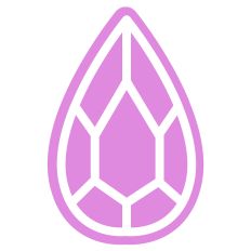 Peardrop Jewel Gem Shape