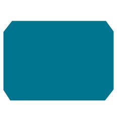 Cropped Corner Rectangle Background Shape